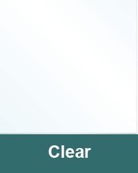 Clear decorative glass sample