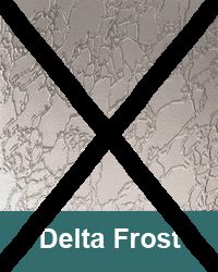 Delta Frost decorative glass sample