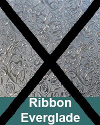 Ribbon Everglade decorative glass sample