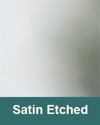 Satin Etched decorative glass sample