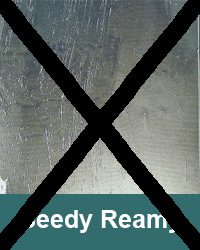 Seedy Reamy decorative glass sample